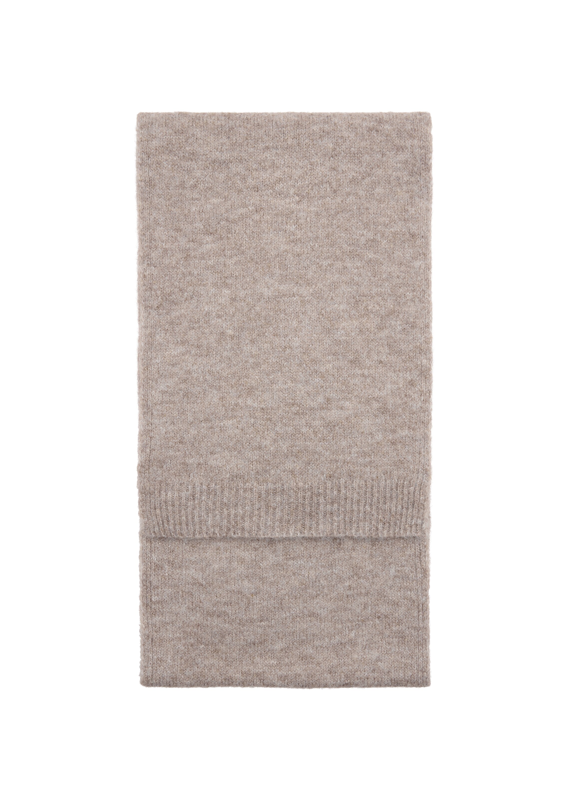 MANGO Scarf 'MOHI3' in Brown: front