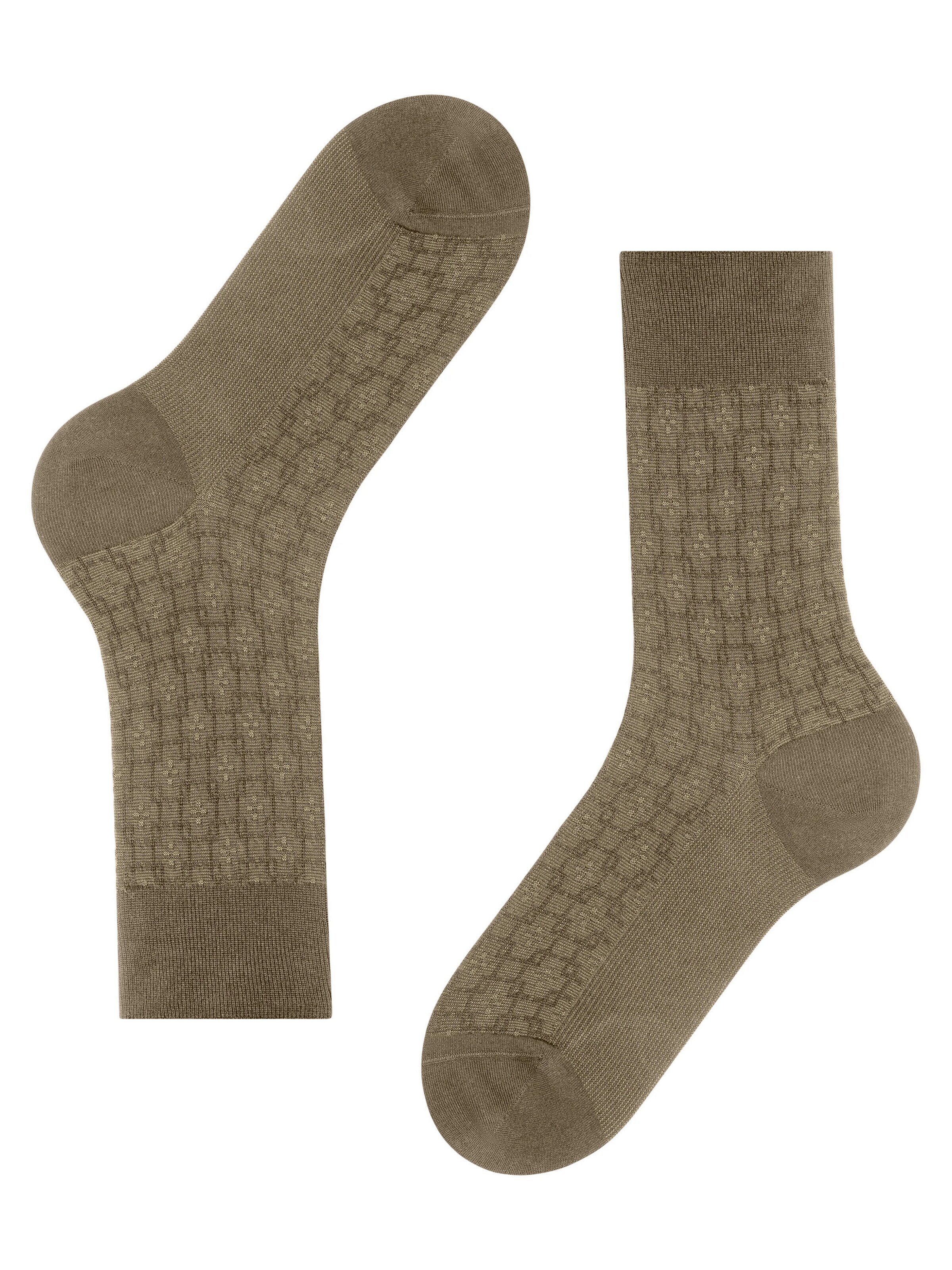 FALKE Socks 'Artwork Tie' in Beige