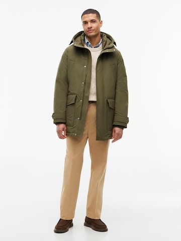 TOMMY HILFIGER Between-seasons parka 'ROCKIE' in Green