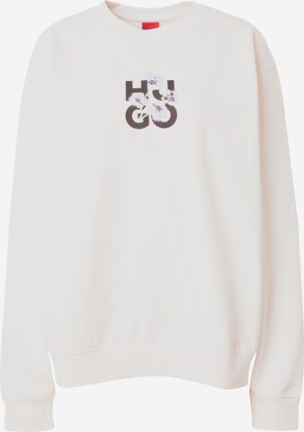 HUGO Sweatshirt 'Classic' in Wit: voorkant