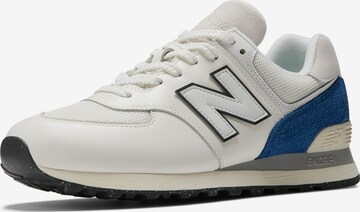 Baskets basses '574' new balance en bleu : devant