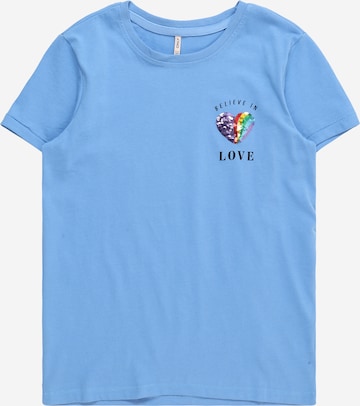 KIDS ONLY Shirt 'KITA' in Blauw: voorkant