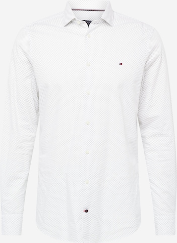 TOMMY HILFIGER Slim fit Skjorta i vit: framsida