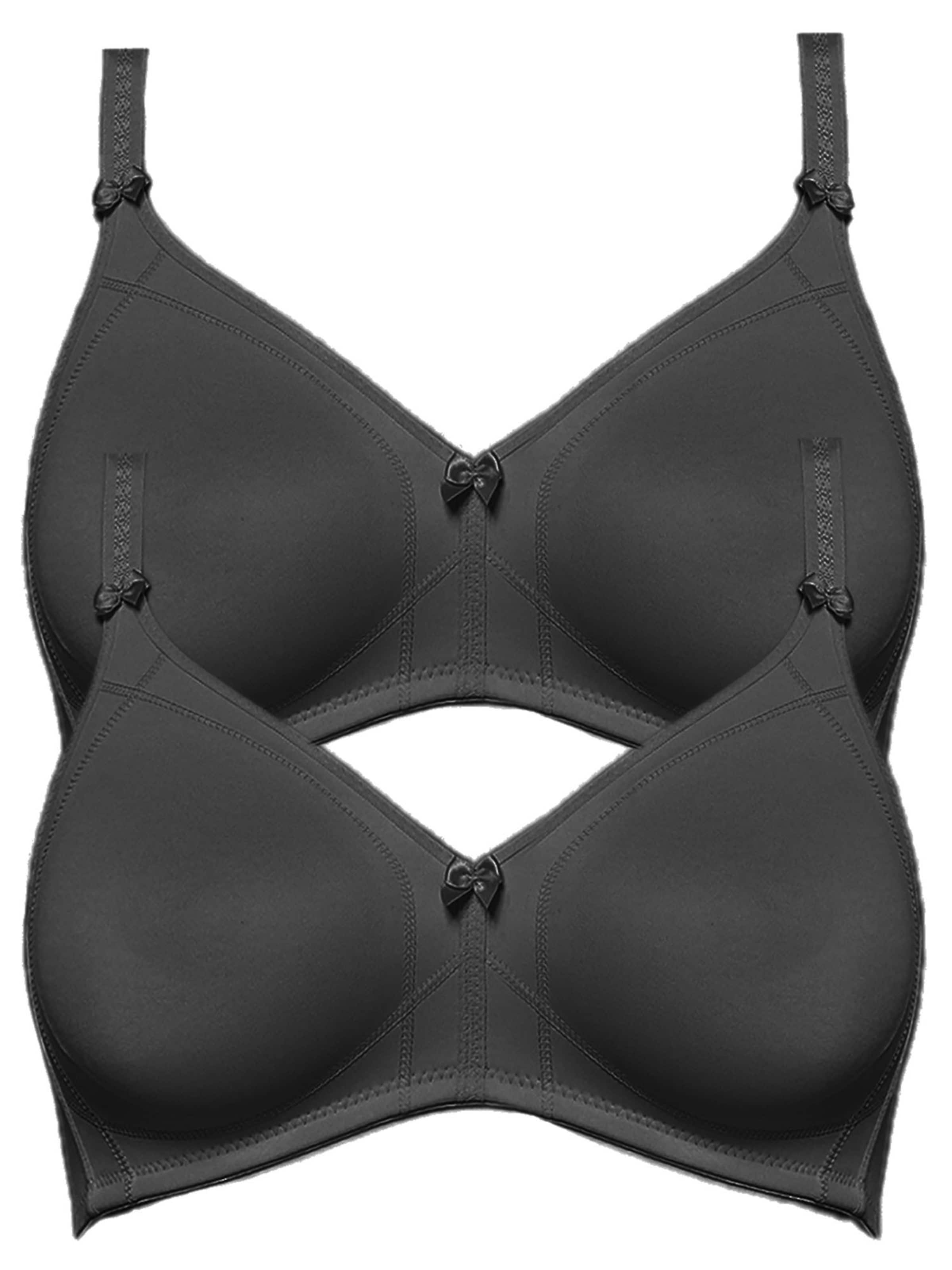 SUSA Bra 'Topsy' in Black: front