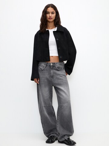 Pull&Bear Between-season jacket in Black