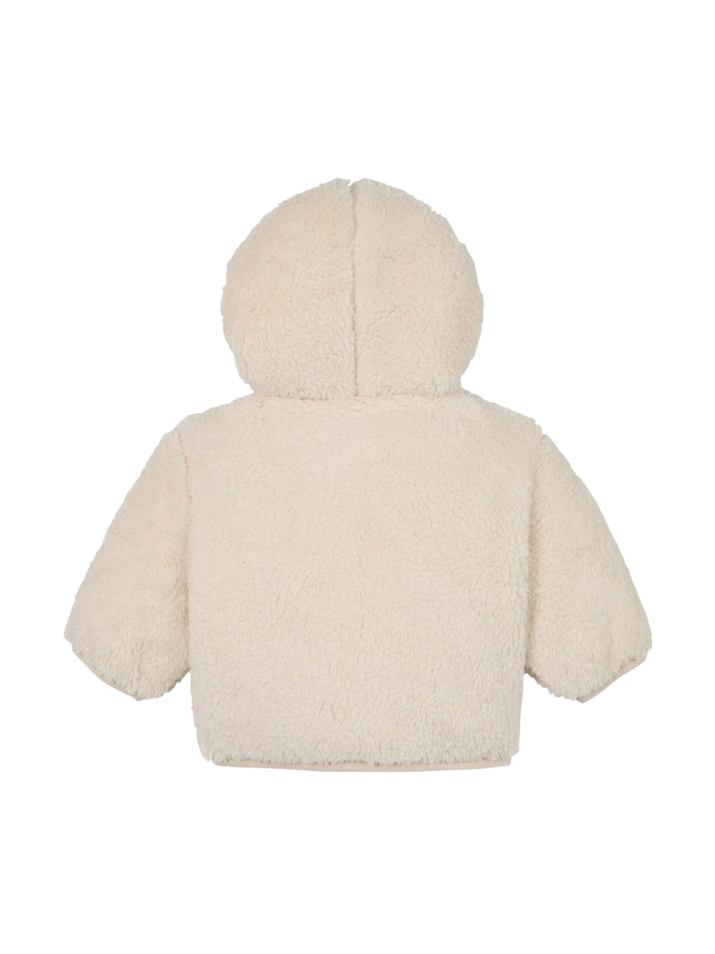 Calvin Klein Kids Fleece jacket 'Teddy' in Beige