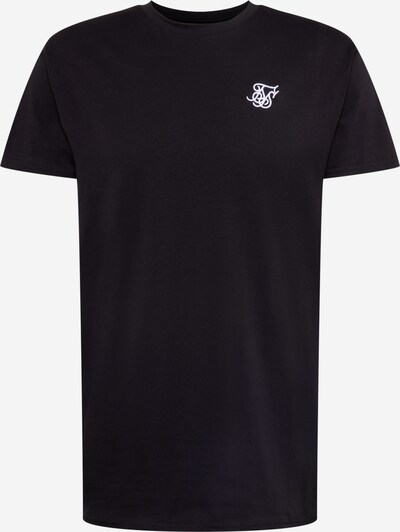 SikSilk Camiseta en negro / blanco, Vista del producto