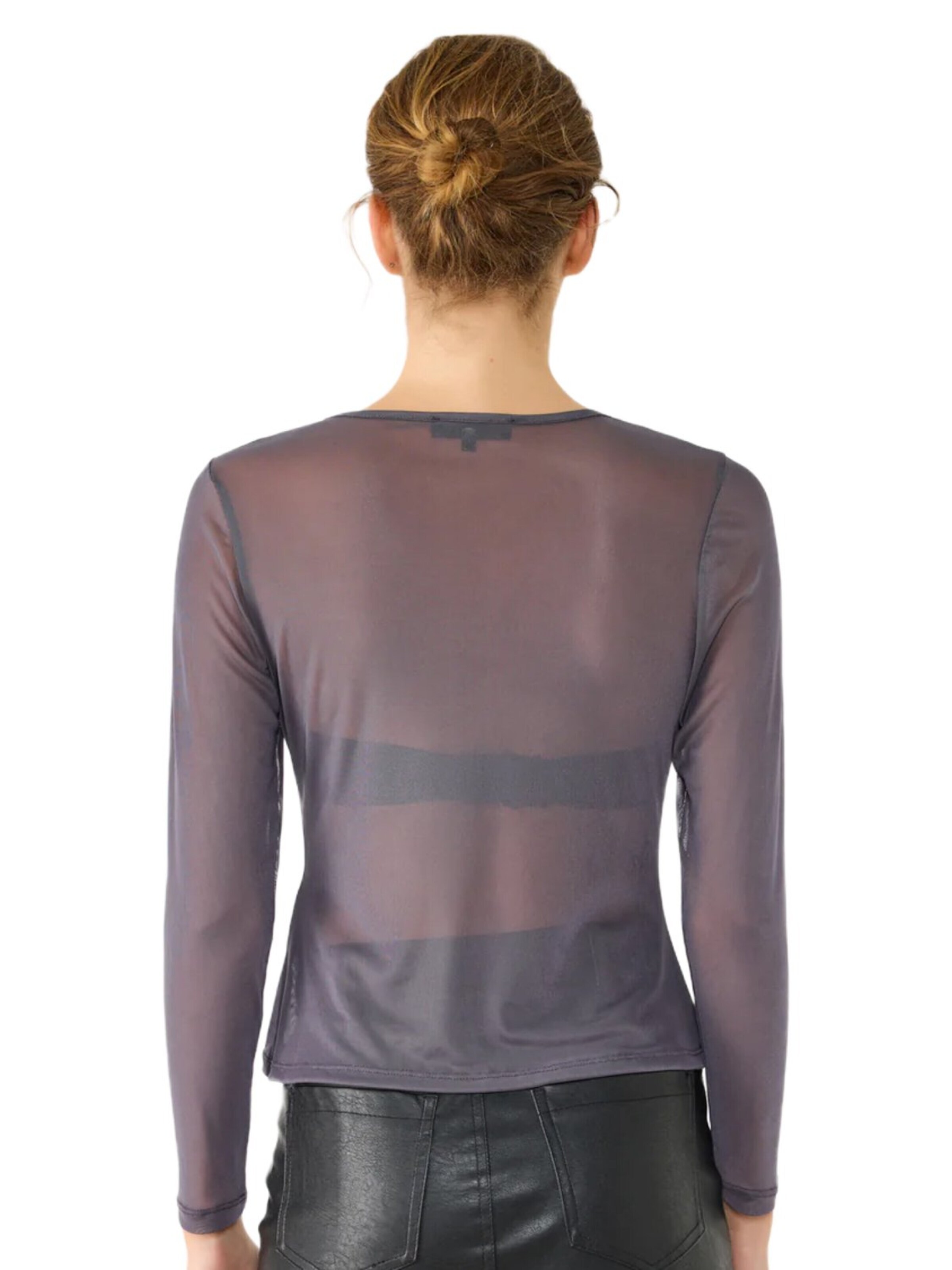 T-shirt No Matter What en gris