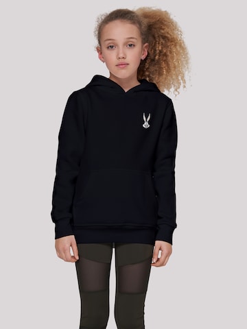 F4NT4STIC Sweatshirt 'Looney Tunes Bugs Bunny' in Zwart: voorkant