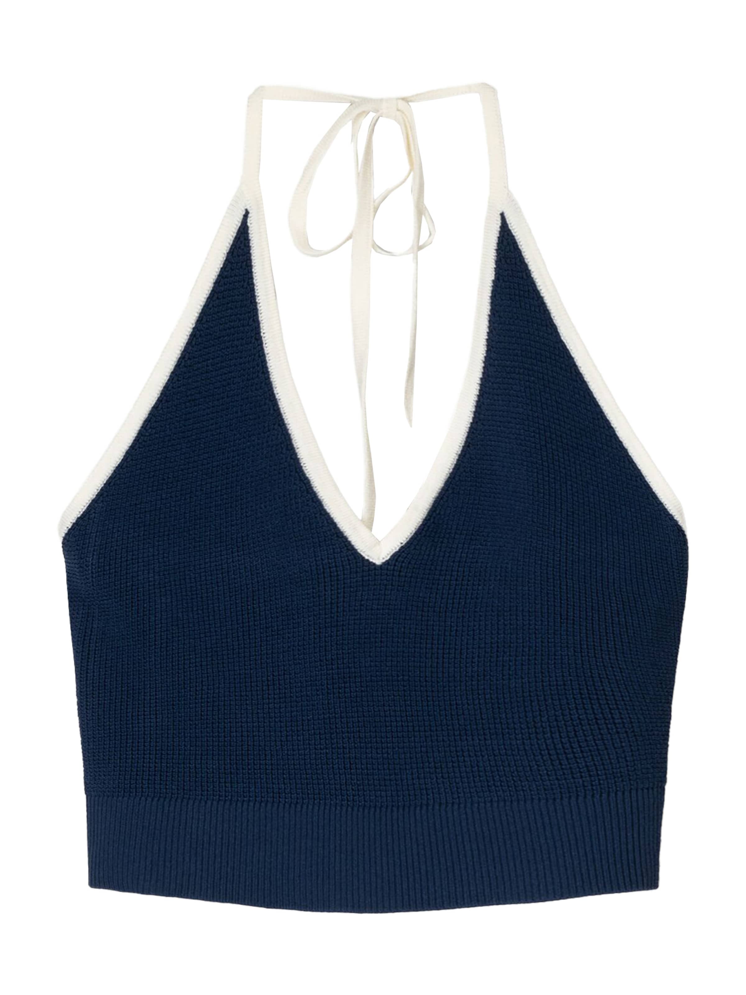 Bershka Kardigany – modrá: přední strana