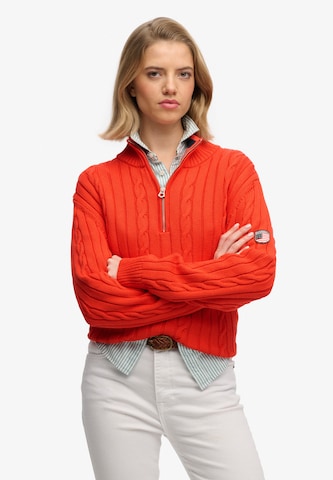 Superdry Pullover in Orange: Vorderseite