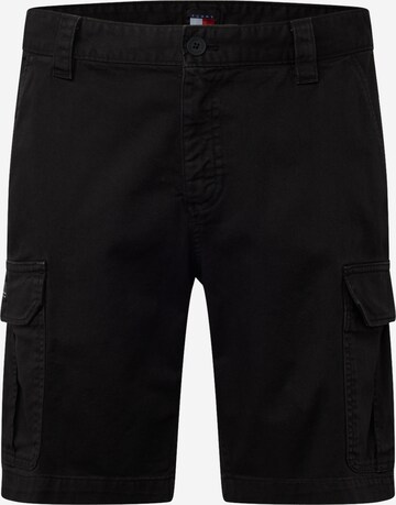 TOMMY HILFIGER Regular Cargo trousers 'ETHAN' in Black: front