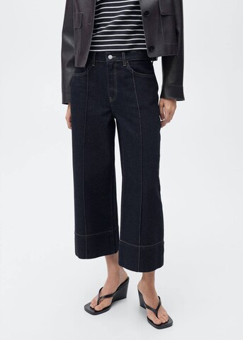 MANGO Wide Leg Jeans 'Tessa' in Blau: Vorderseite