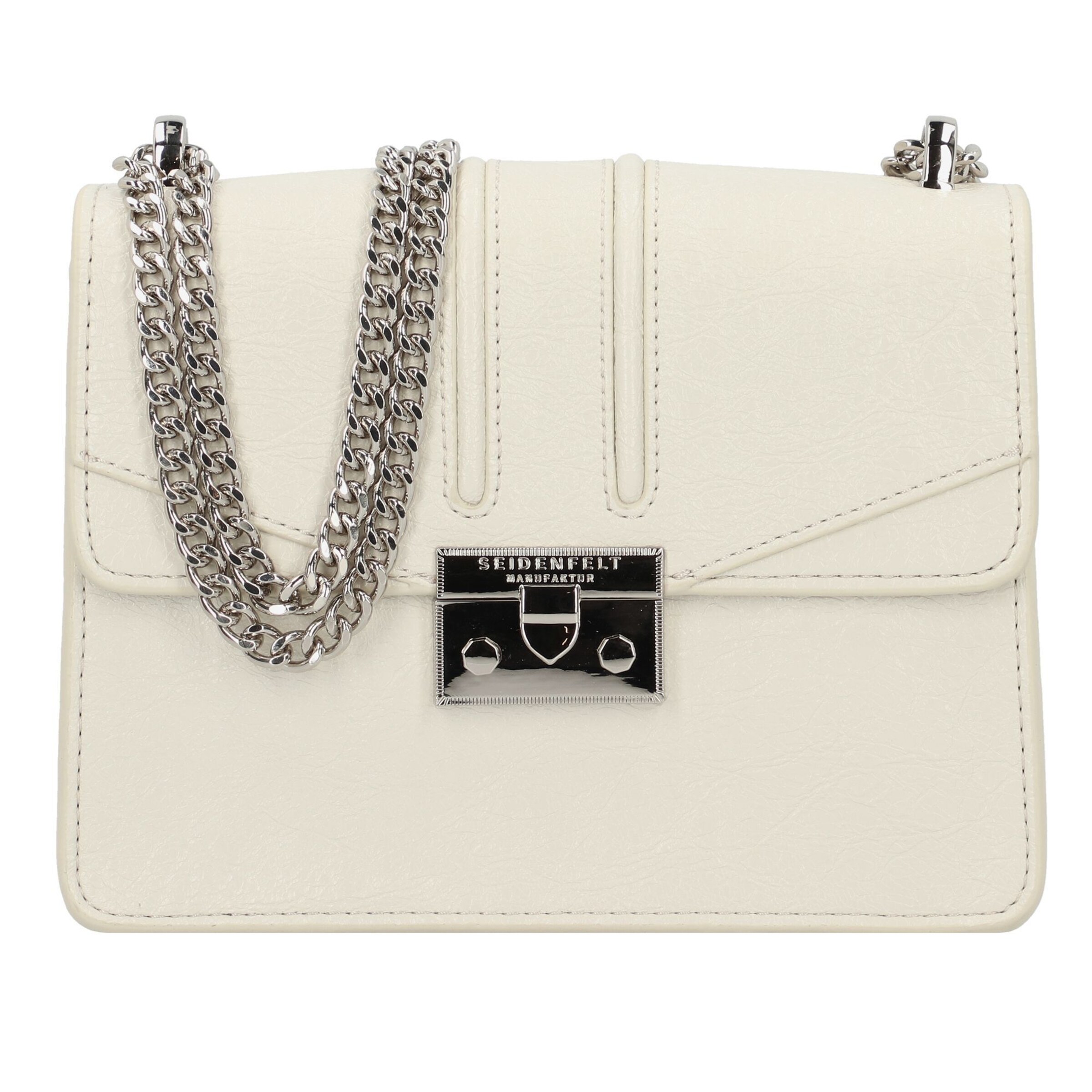 Borsa a tracolla 'Roros' Seidenfelt di colore bianco, Visualizzazione prodotti