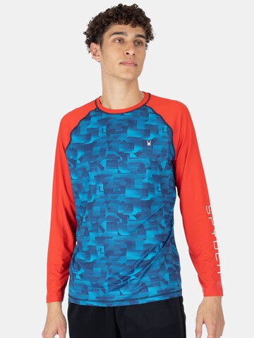 Spyder Functioneel shirt in Blauw: voorkant