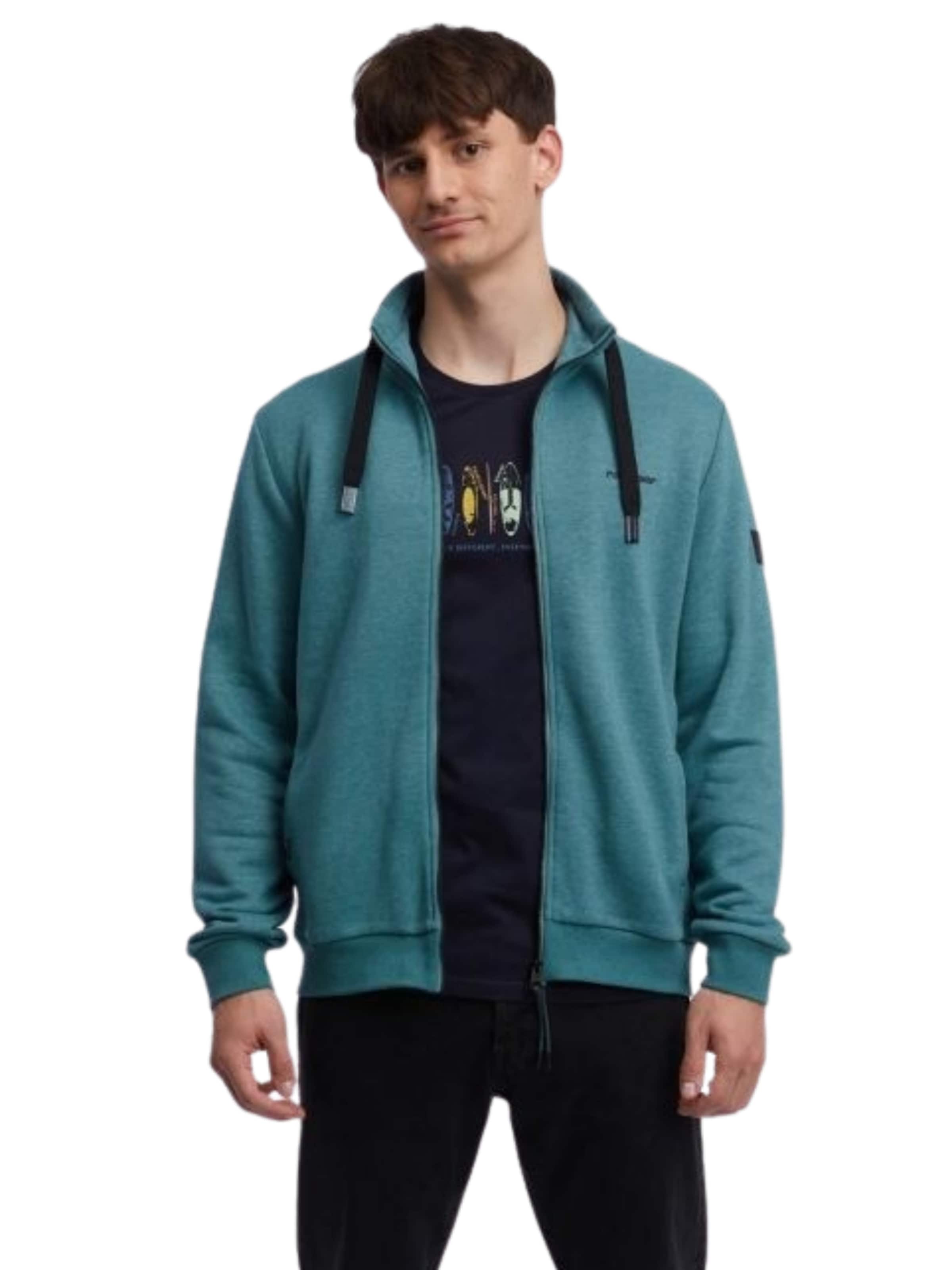 Veste de survêtement 'Jettry' Ragwear en bleu : devant