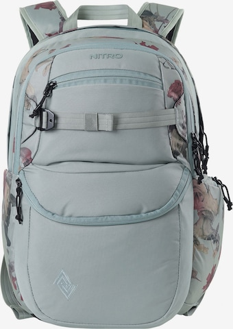 NitroBags Backpack 'Future' in Green: front