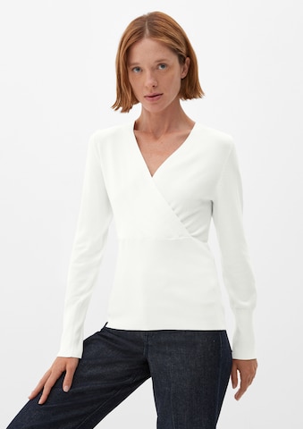 s.Oliver BLACK LABEL Sweater in White: front