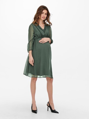 Only Maternity Kleid 'Mama' in Grün