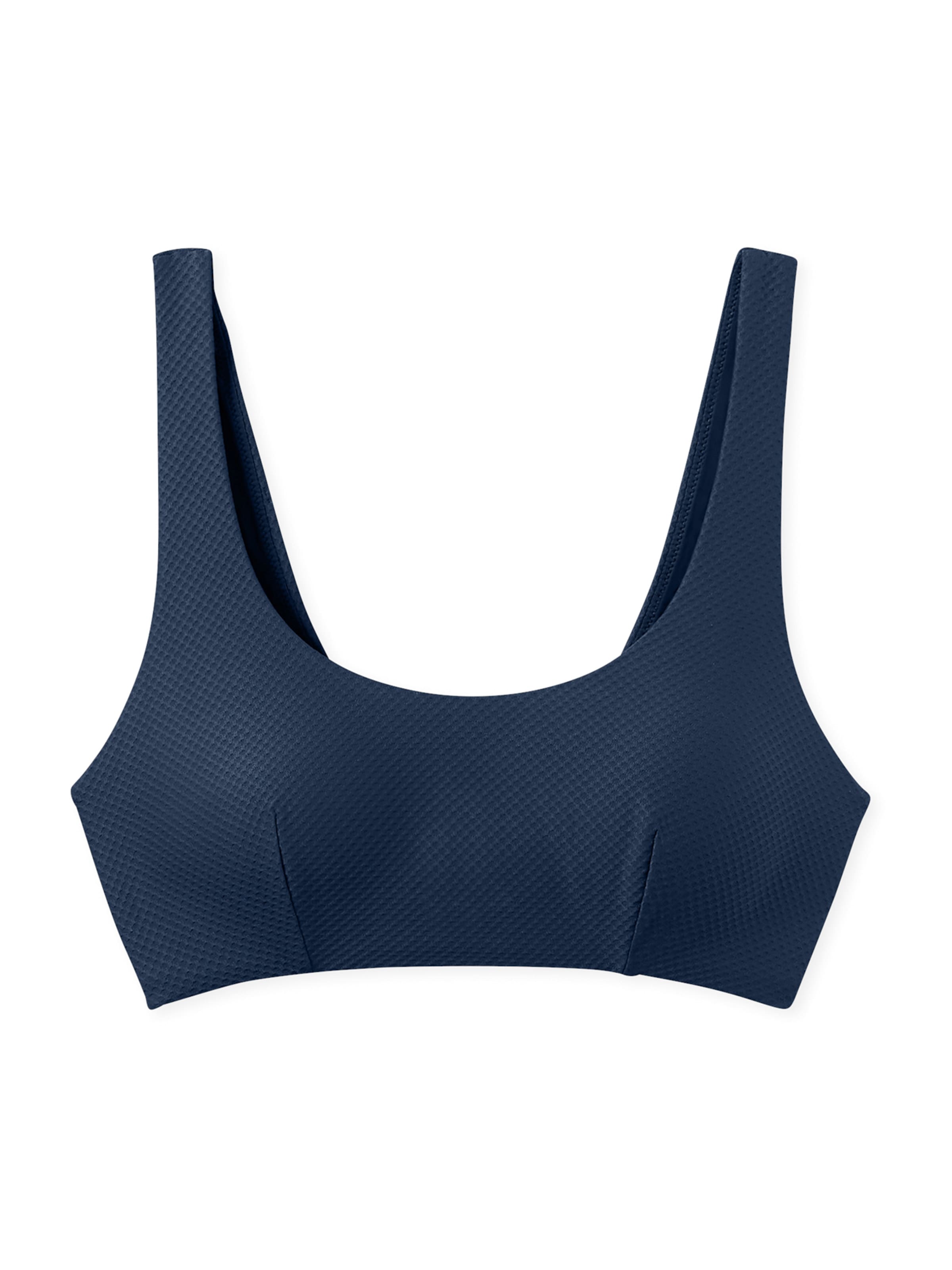 SCHIESSER Bustier Bikini ' Mix & Match Swim ' in Blauw: voorkant