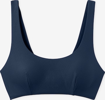 SCHIESSER Bustier Bikini ' Mix & Match Swim ' in Blauw: voorkant