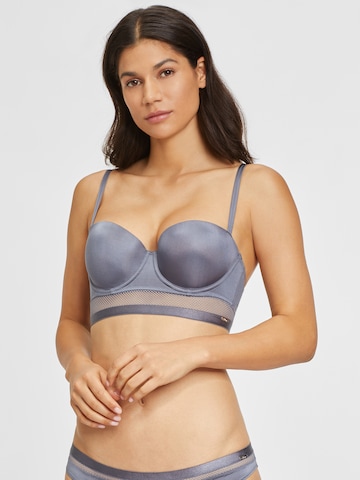 Push-up Reggiseno di s.Oliver in grigio: frontale