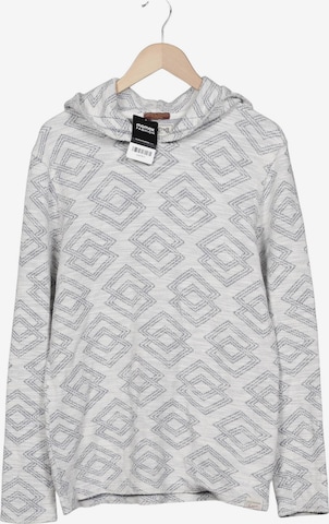 JACK & JONES Kapuzenpullover L in Weiß: Vorderseite
