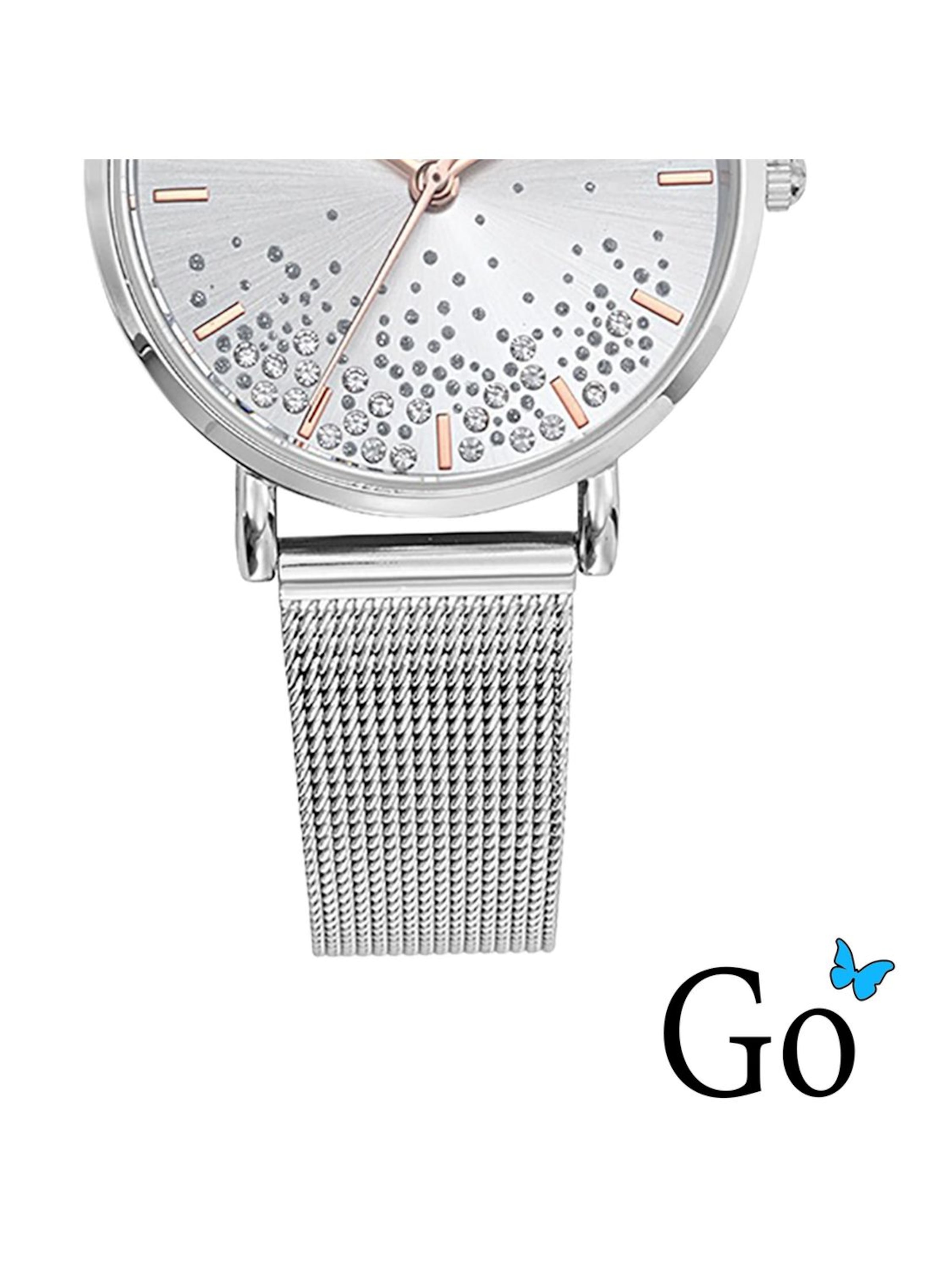 GO GirlOnly - Reloj analógico en plata