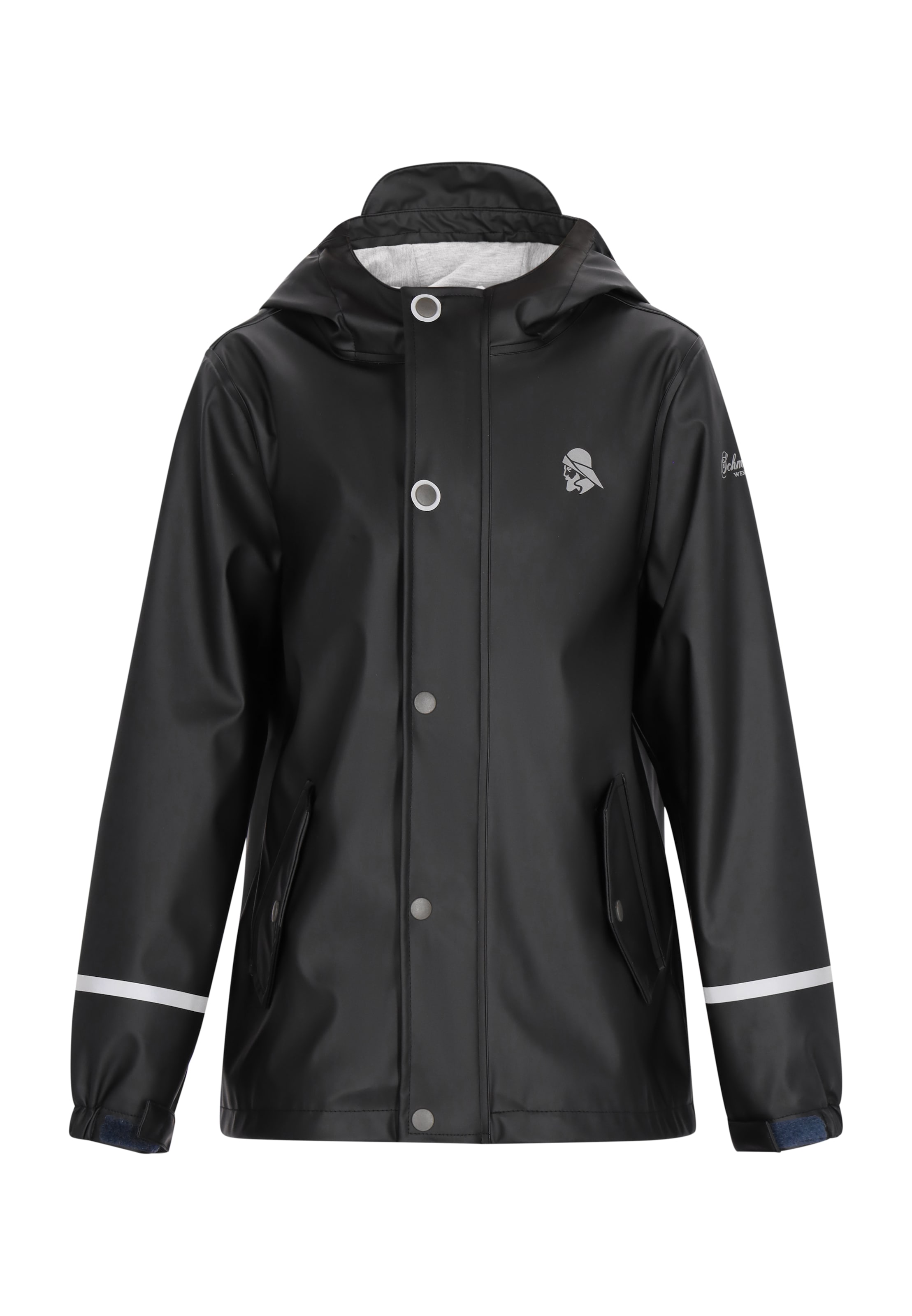 Palton de la Schmuddelwedda pe negru: față