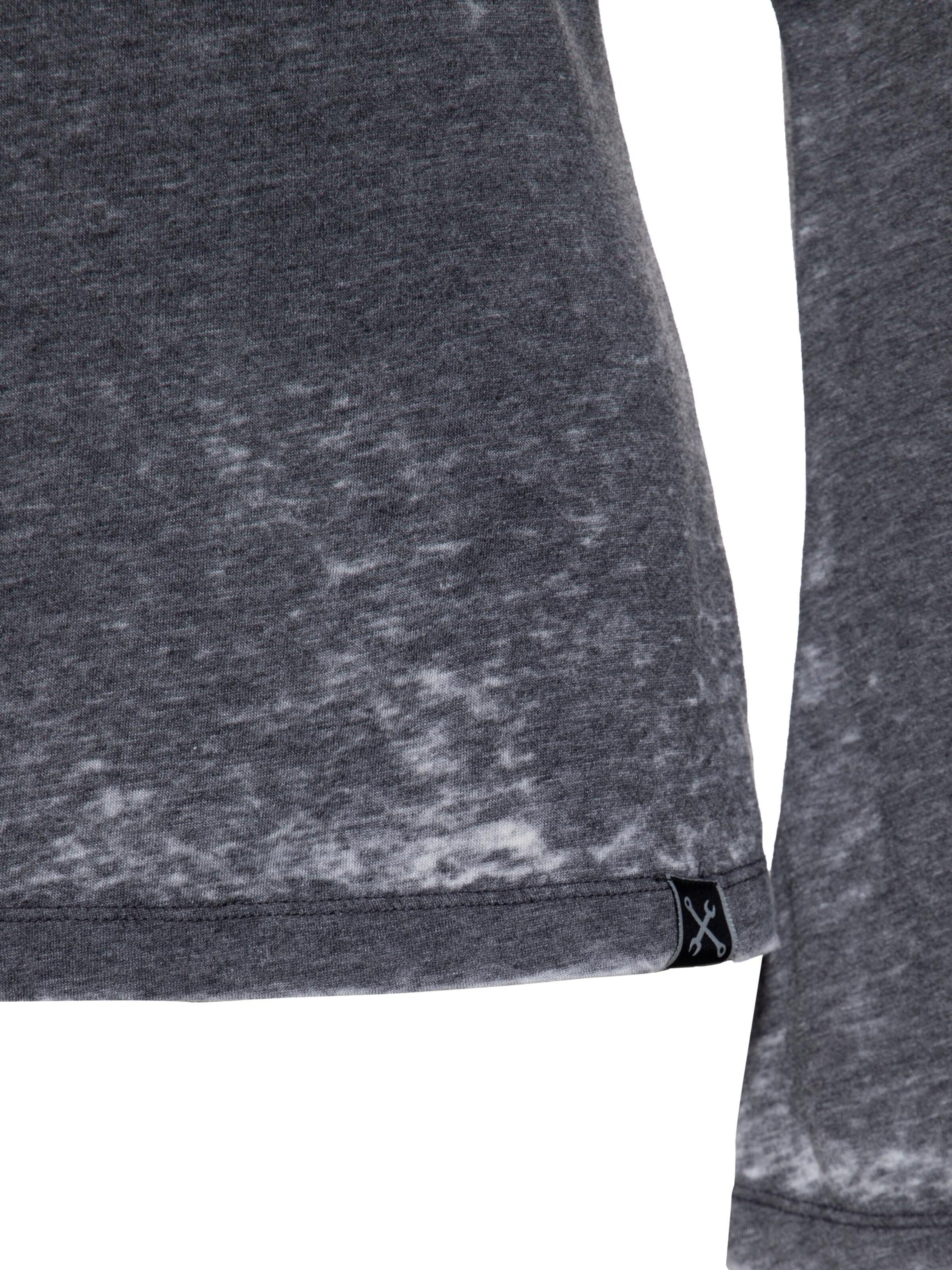Queen Kerosin Shirt 'Forever 2 Wheels' in Grey