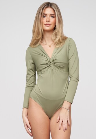 Cloud5ive Shirtbody in Grün: Vorderseite