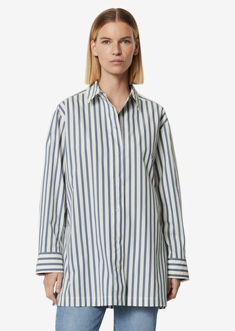 Marc O'Polo Blouse in Blauw: voorkant