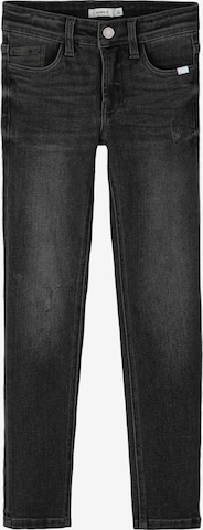 pilka NAME IT Prigludęs Džinsai: priekis