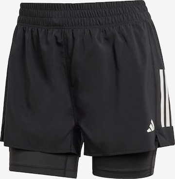 ADIDAS PERFORMANCE Обычный Спортивные штаны 'Own The Run' в Черный: спереди