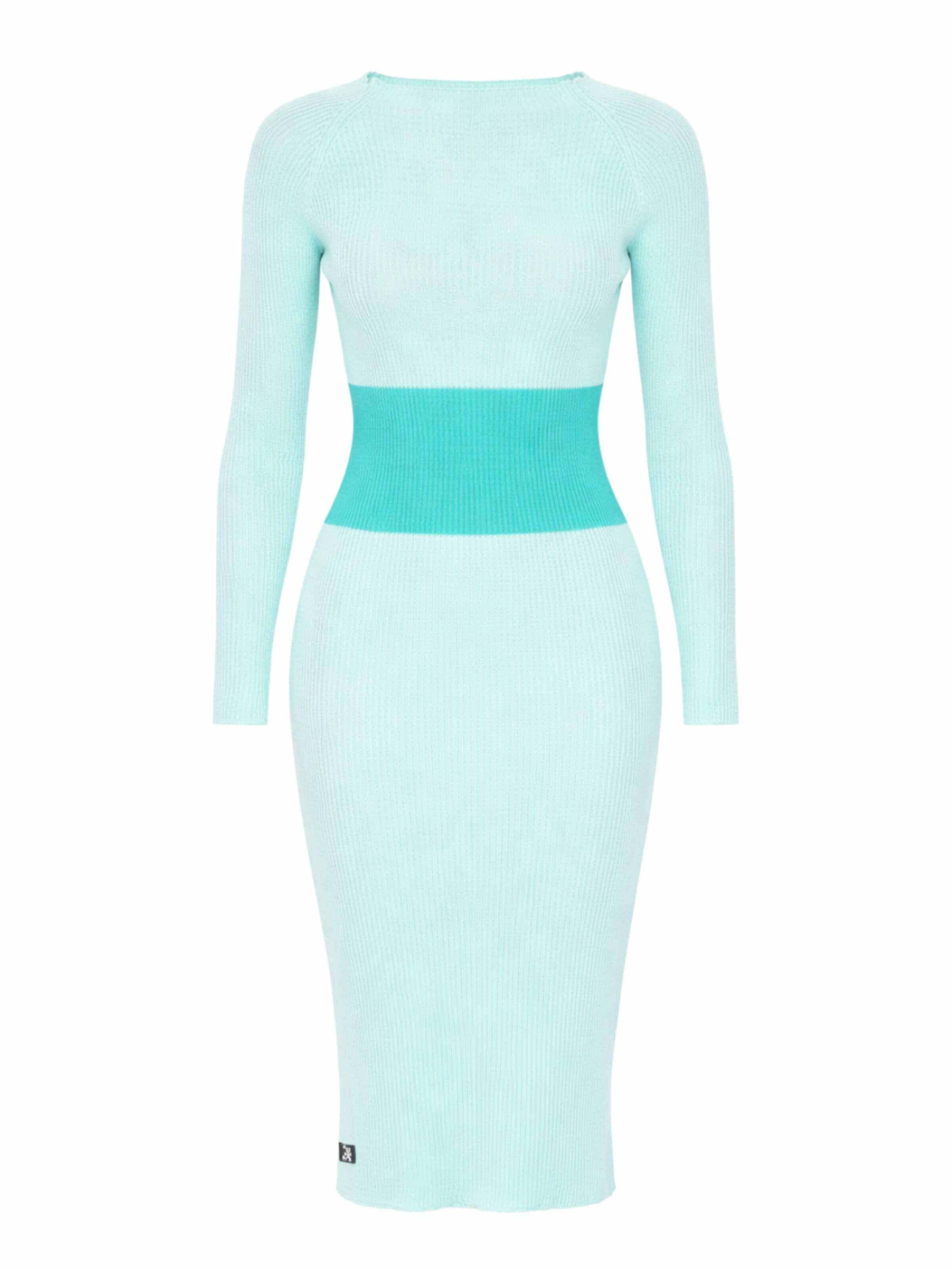 Süel knitwear Strickkleid‌‌ in Grün: Vorderseite