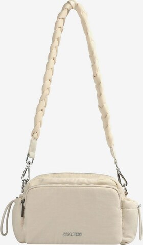 Scalpers Schoudertas 'Ny Braid' in Beige: voorkant