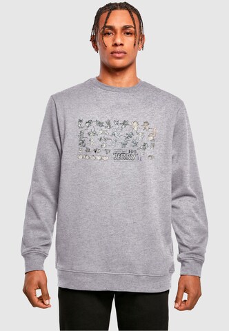 ABSOLUTE CULT Sweatshirt 'Tom and Jerry - Jerry Cartoon Dept' in Grey: front