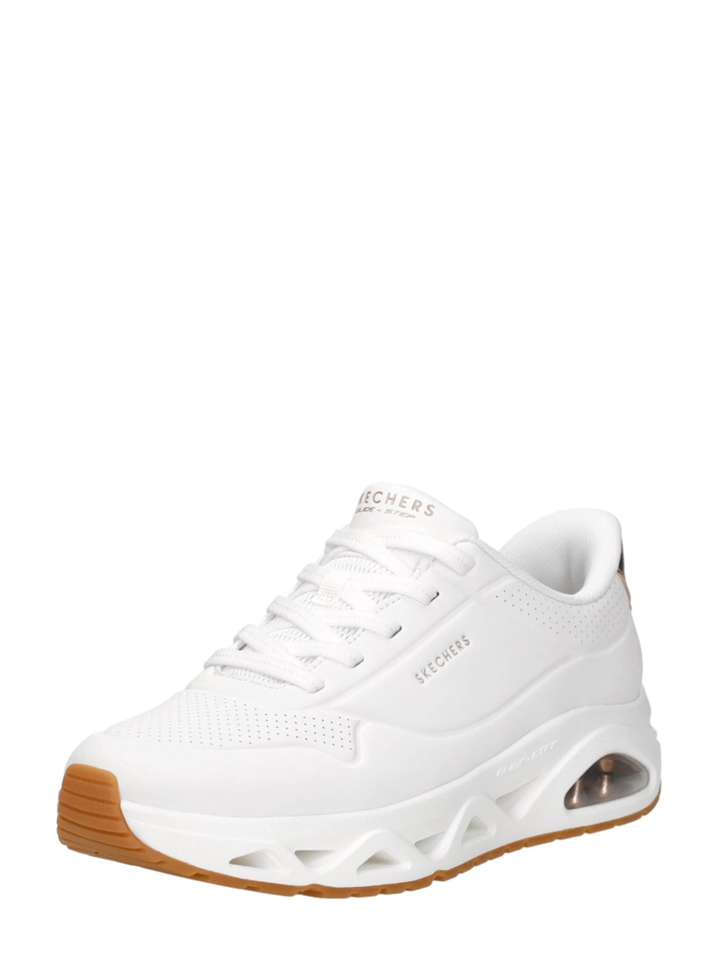 SKECHERS Sneakers laag 'Slip-Ins: Uno Glide Step - Glide On Air' in Wit