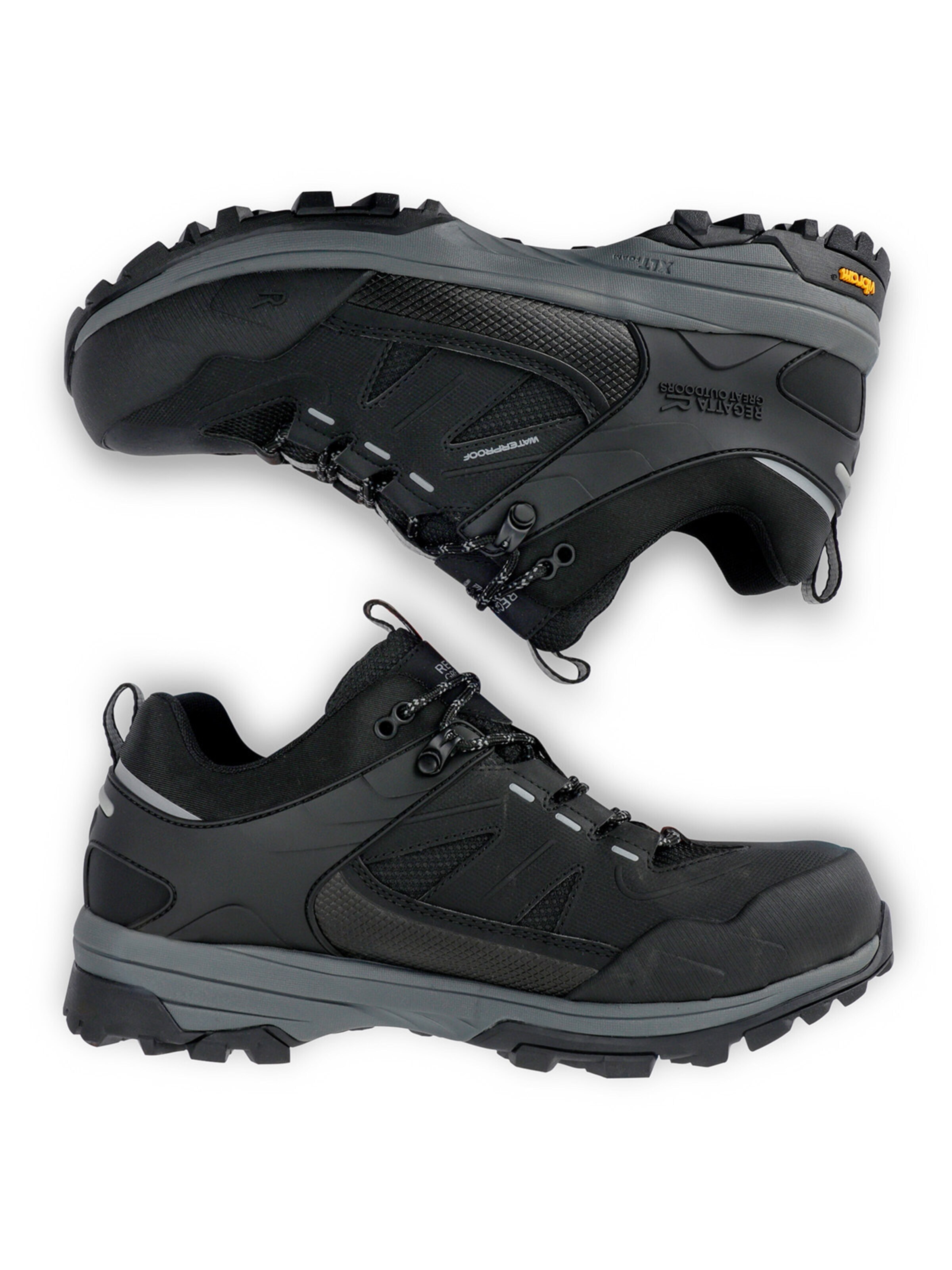 REGATTA Flats 'Freizeitschuhe Regen' in Black