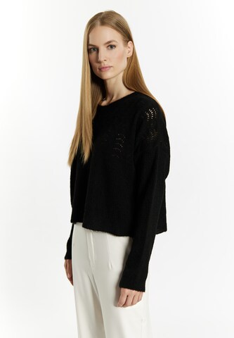 DreiMaster Klassik Sweater in Black: front