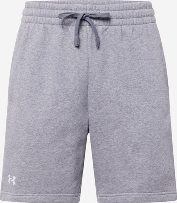 UNDER ARMOUR Regular Sportbroek in Grijs: voorkant