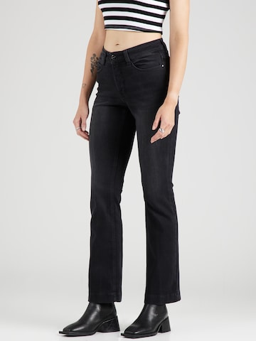MAC Bootcut Jeans in Zwart: voorkant