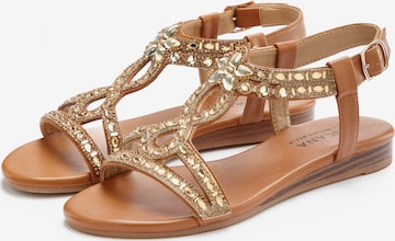 LASCANA Strap Sandals in Brown