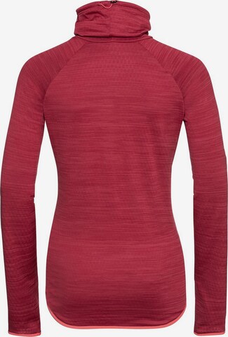 ODLO - Camisa funcionais 'Run Easy' em vermelho