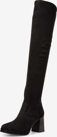 TAMARIS Over the Knee Boots in Black: front