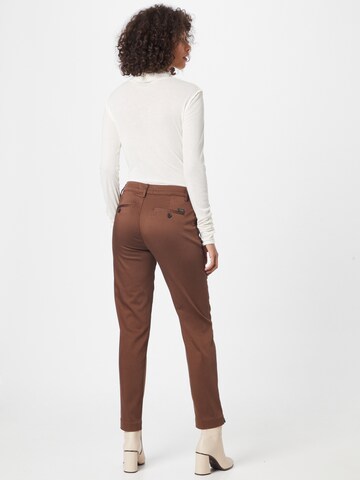 MOS MOSH Regular Chino Pants in Brown