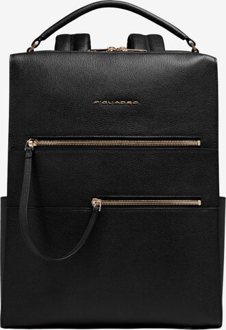 Piquadro Rucksack in Schwarz: Vorderseite