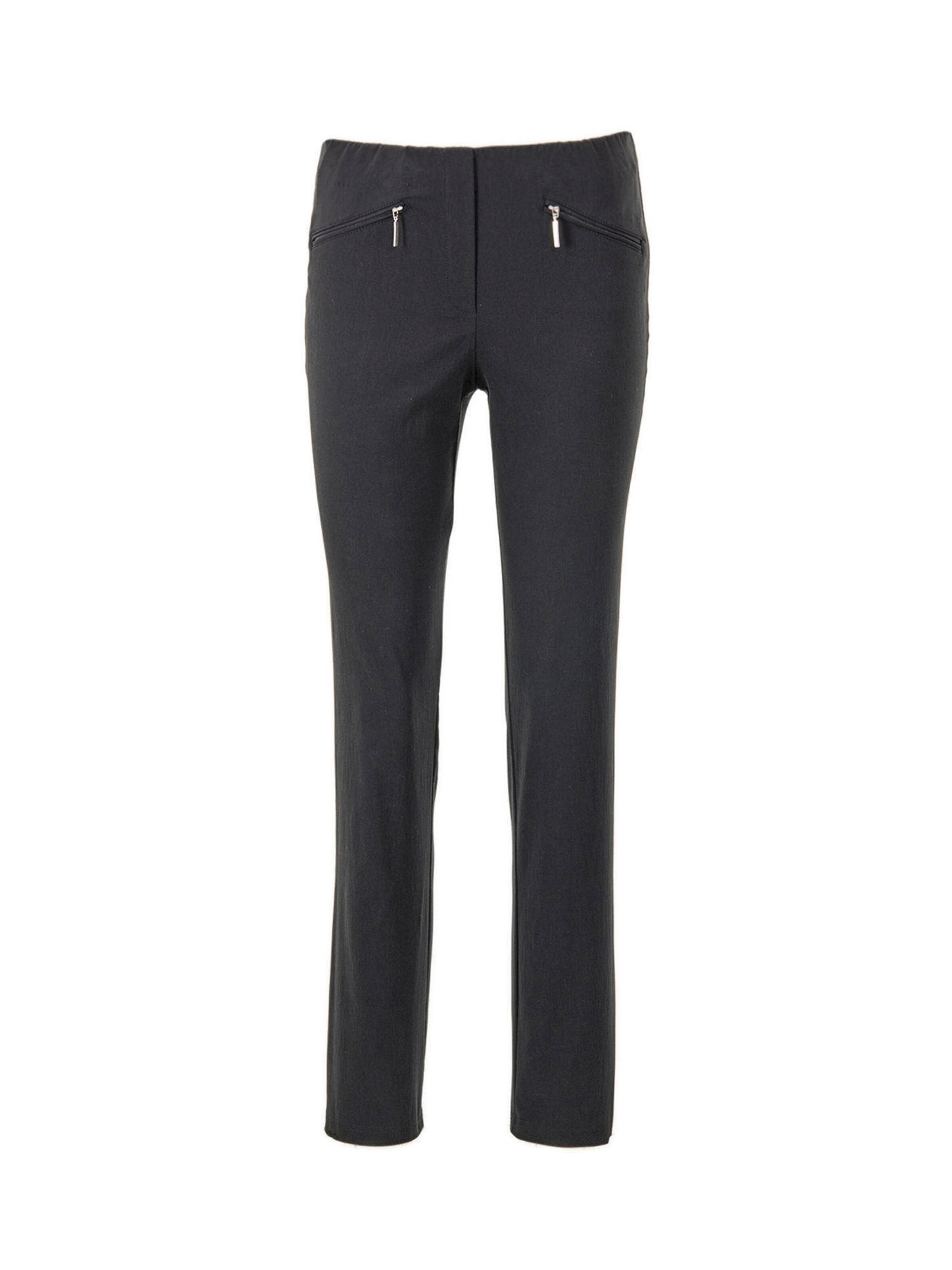 Goldner Trousers 'Louisa' in Black: front