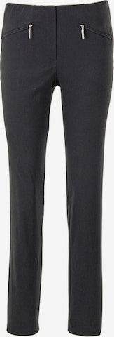 Pantalon 'Louisa' Goldner en noir : devant