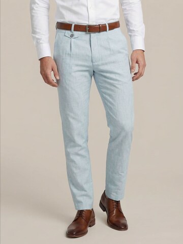 Suitable Regular Chino Pants 'Pico' in Blue